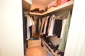 Bedroom one - walk-in wardrobe- click for photo gallery